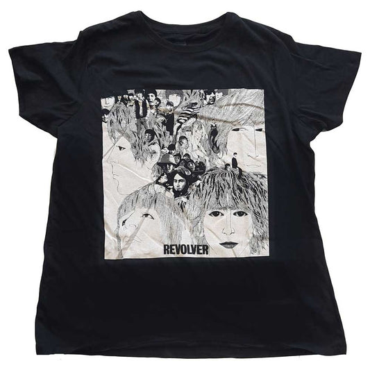 The Beatles Woman's T Shirt - Revolver Album Cover