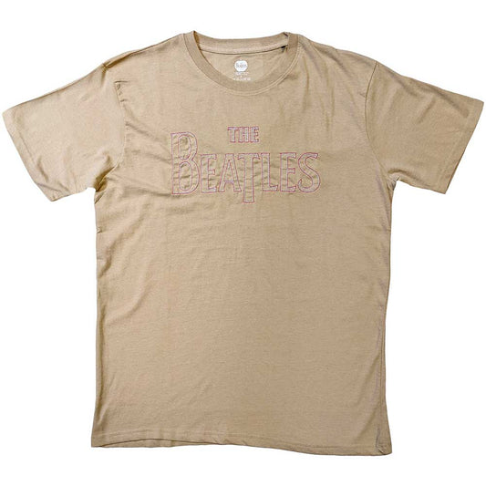 The Beatles Sand T Shirt - Drop T Embroidered