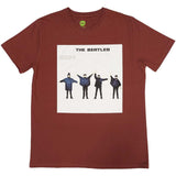 The Beatles Red T Shirt - Help! Album Cover