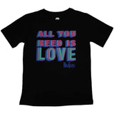 The Beatles Black Women's T Shirt - All You Need Is Love