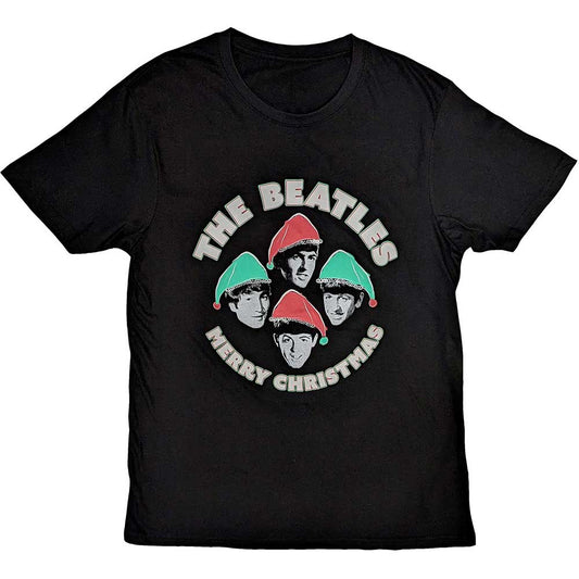 The Beatles T Shirt - Xmas Hats
