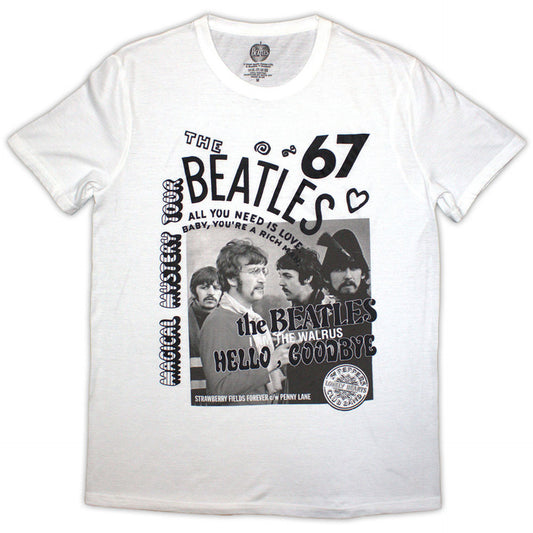 The Beatles White T Shirt - 1967