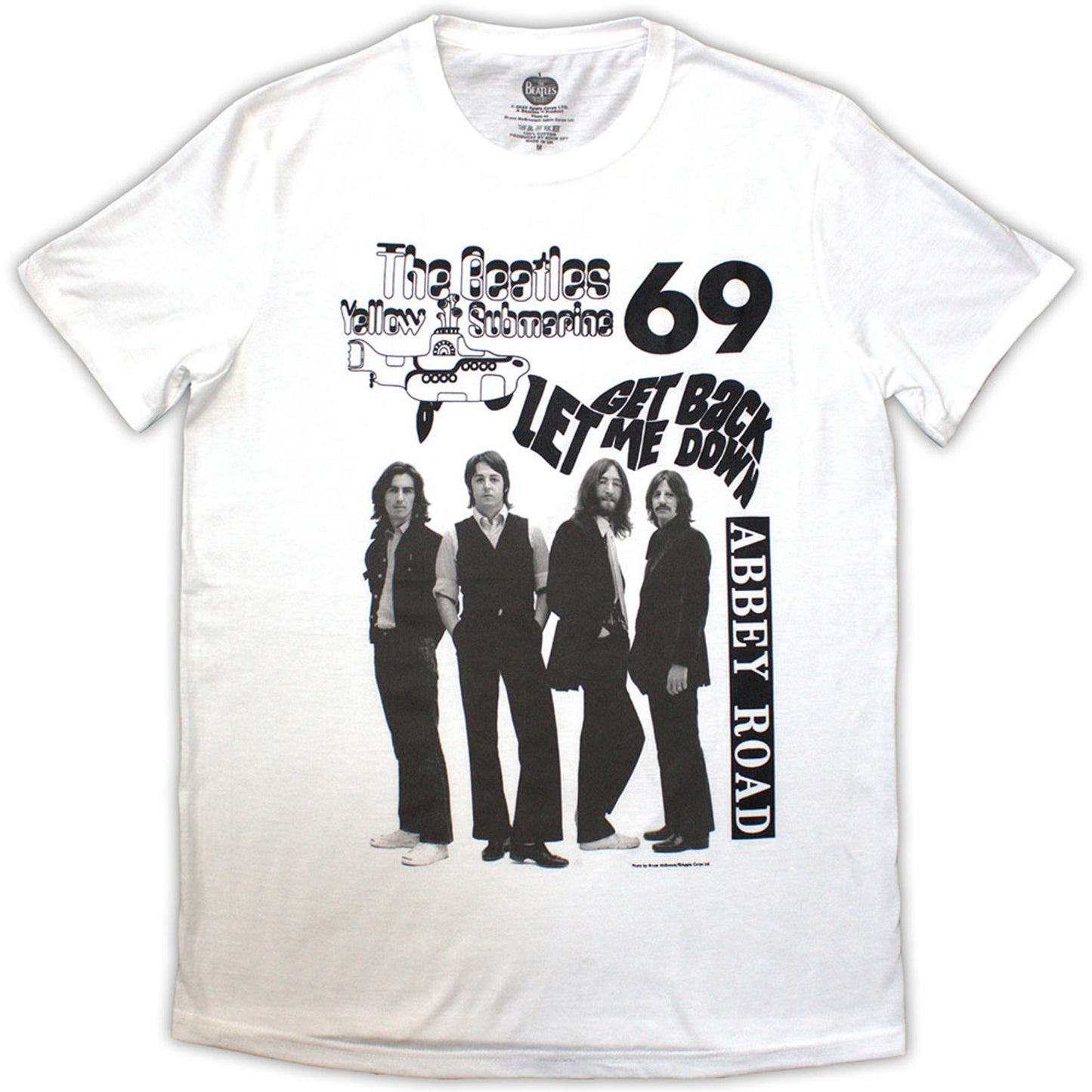 The Beatles White T Shirt - 1969