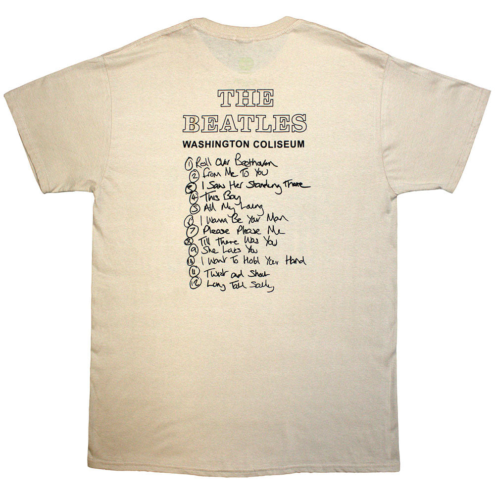 The Beatles T Shirt - Washington '64 Promo & Setlist
