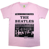 The Beatles Pink T Shirt - Washington '64 Promo