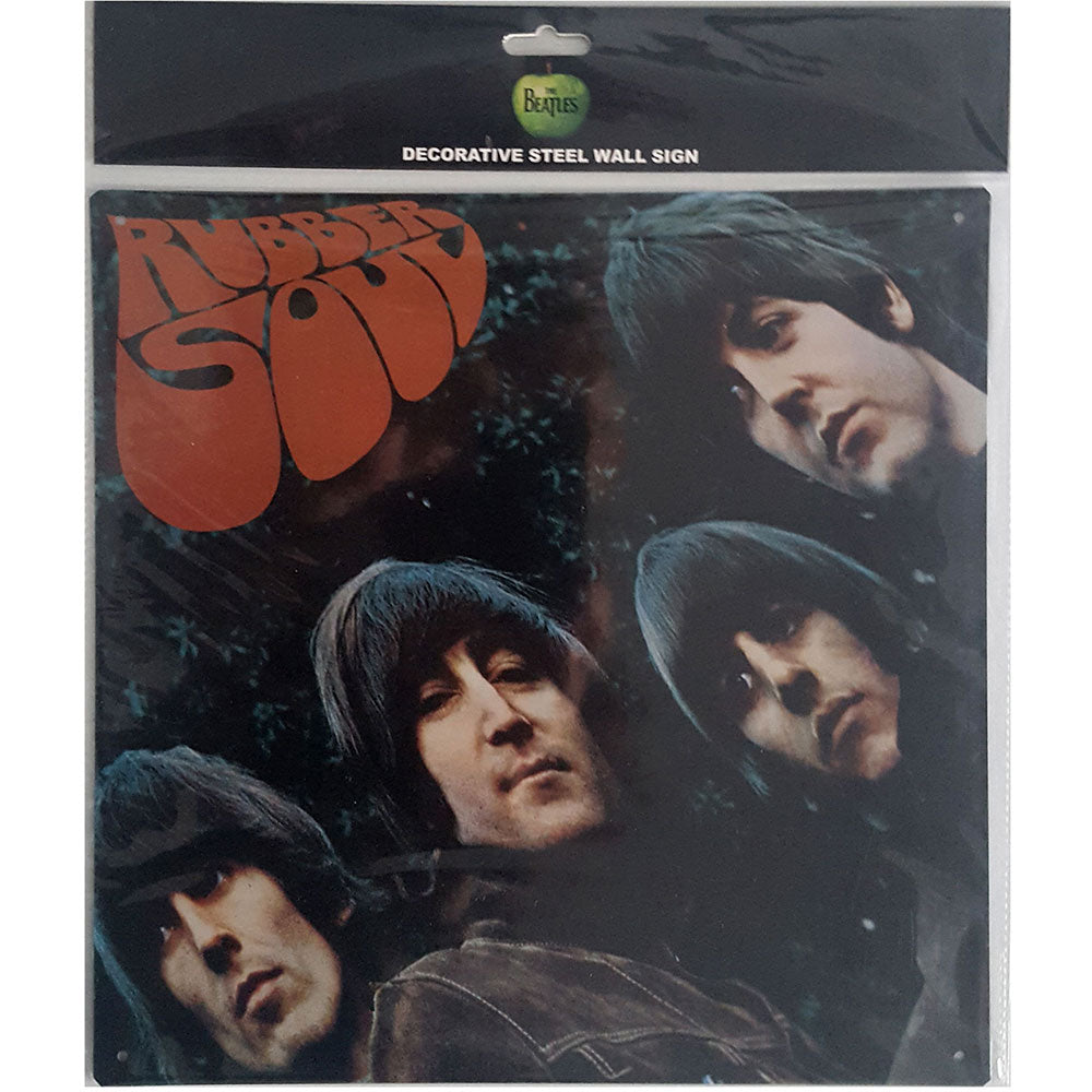 The Beatles Collectables - Tin Signs 30x30 - Rubber Soul Album Cover Steel