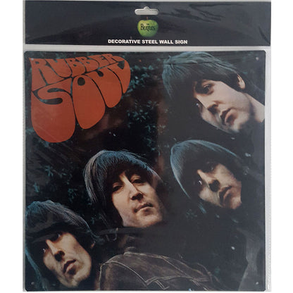 The Beatles Collectables - Tin Signs 30x30 - Rubber Soul Album Cover Steel