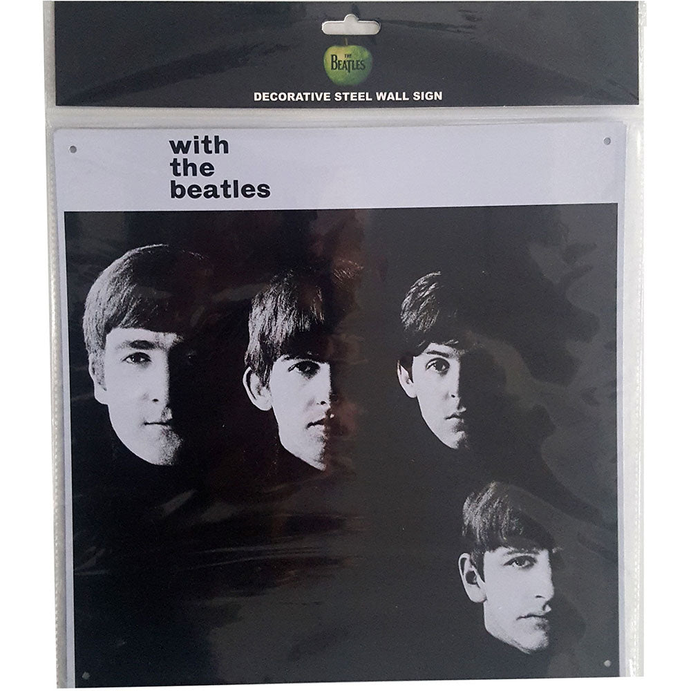 The Beatles Collectables - Tin Signs 30x30 - With The Beatles