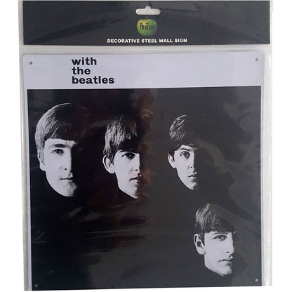 The Beatles Collectables - Tin Signs 30x30 - With The Beatles