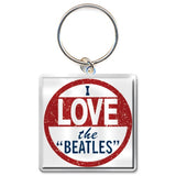 The Beatles Standard Keychains - I Love The Beatles