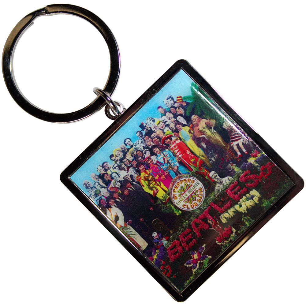 The Beatles Standard Keychains - Sgt Pepper Album Photo Print
