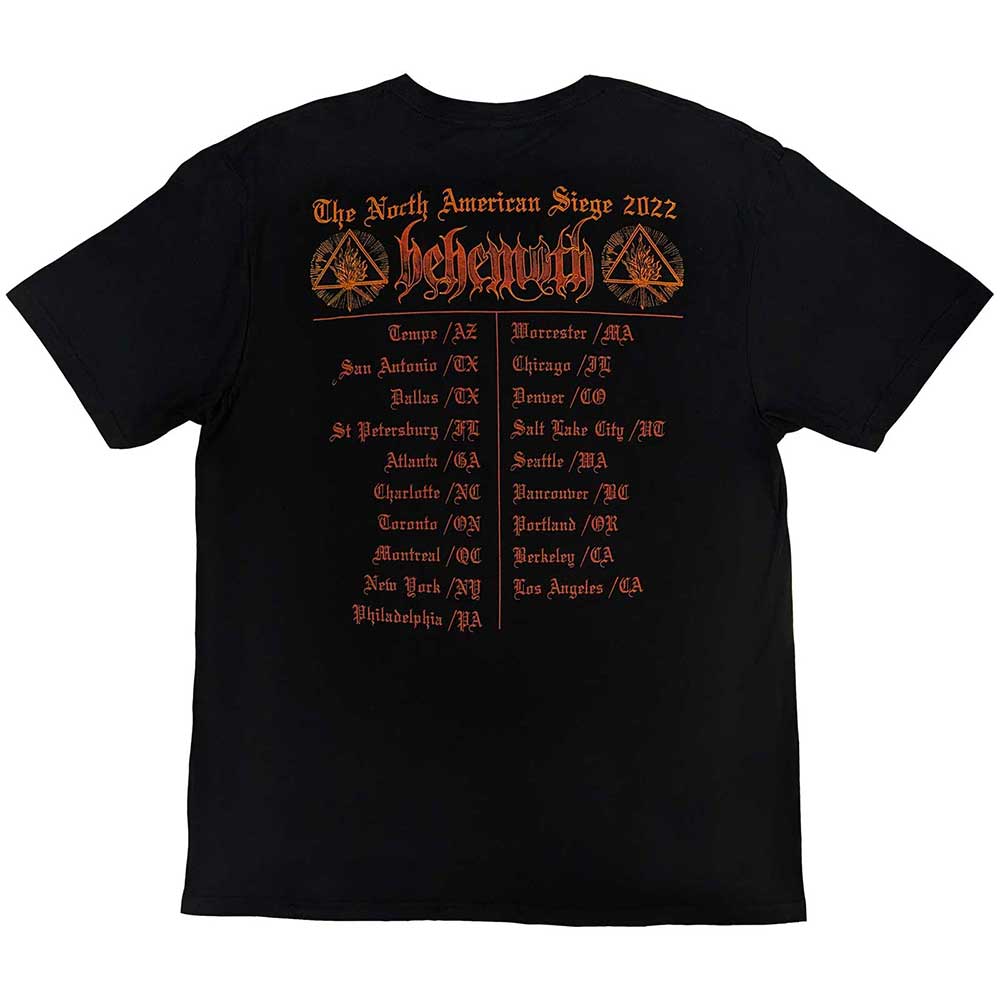 Behemoth T Shirt - North American Tour '22 Puppet Master