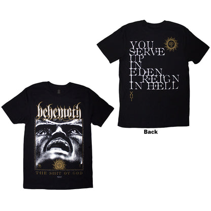 Behemoth T Shirt - The Shit Ov God Reign In Hell | Buy Now For 24.99