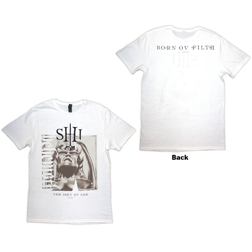 Behemoth T Shirt - The Shit Ov God Sepia Parchment | Buy Now For 24.99