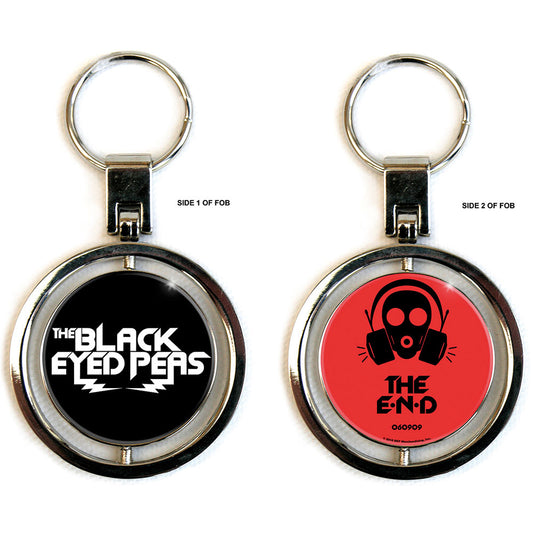 Black Eyed Peas Metal Items Spinner Keychains - The End