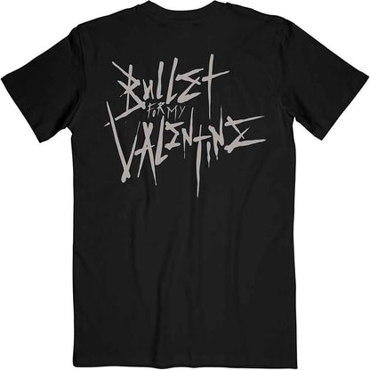 Bullet For My Valentine T Shirt - Album Cropped & Large Logo Back
