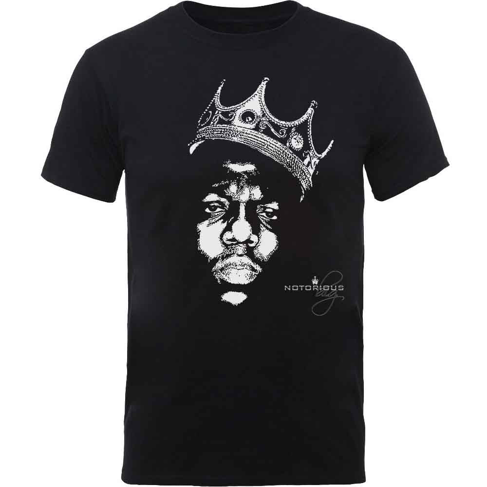 Biggie Smalls T Shirt - Crown Face
