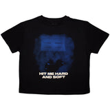 Billie Eilish Women's Crop Top - Hmhas Blue Lines | Buy Now For 24.99