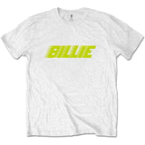 Billie Eilish White T Shirt - Racer Logo Fp