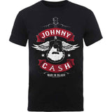 Johnny Cash T Shirt - Winged Guitar