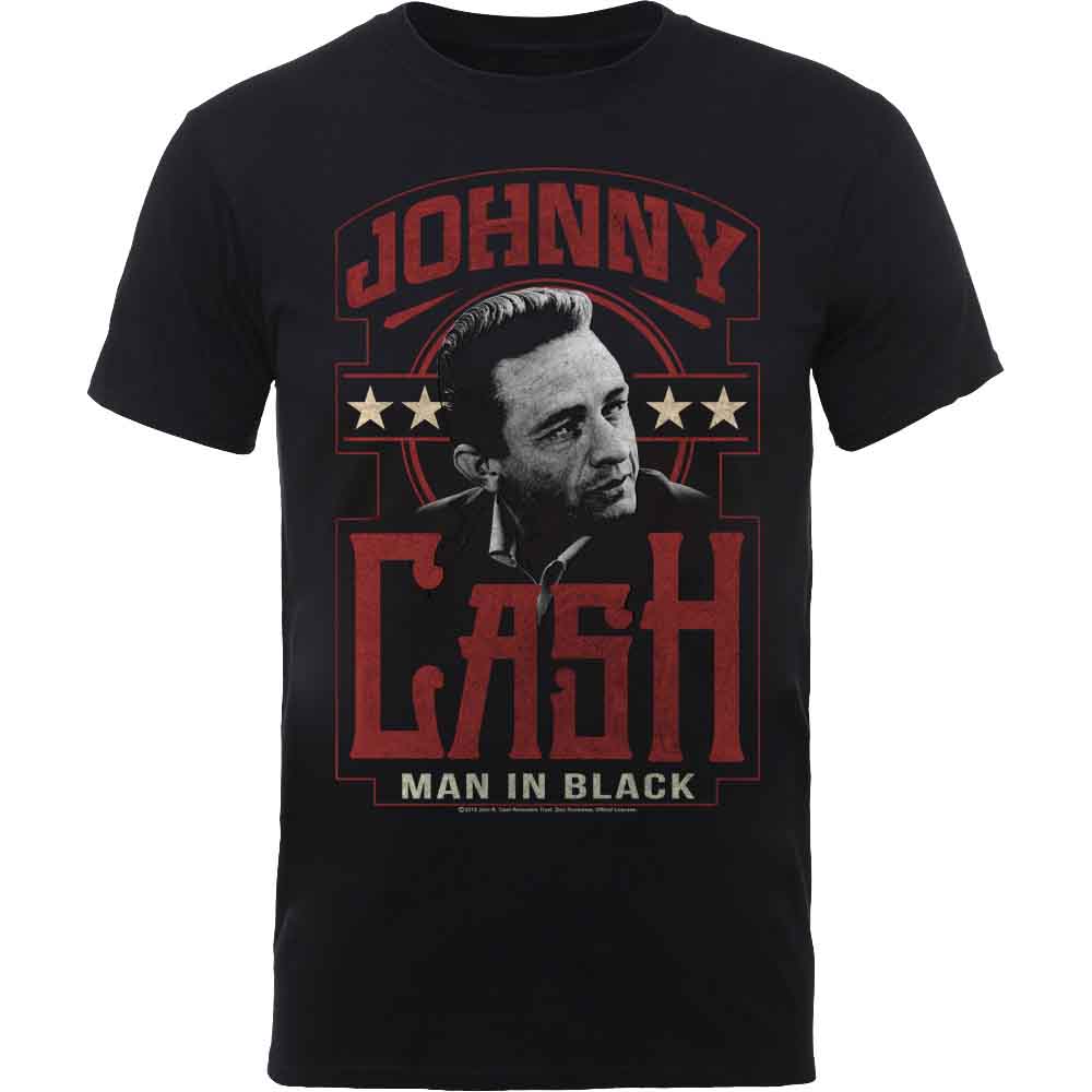 Johnny Cash T Shirt - Man In Black
