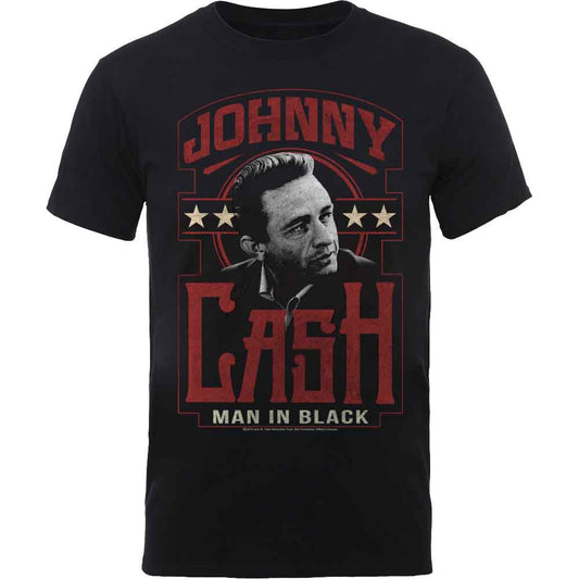 Johnny Cash T Shirt - Man In Black