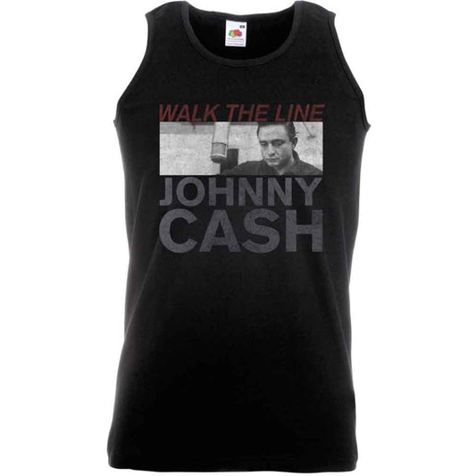 Johnny Cash Vest Top - Studio Shot