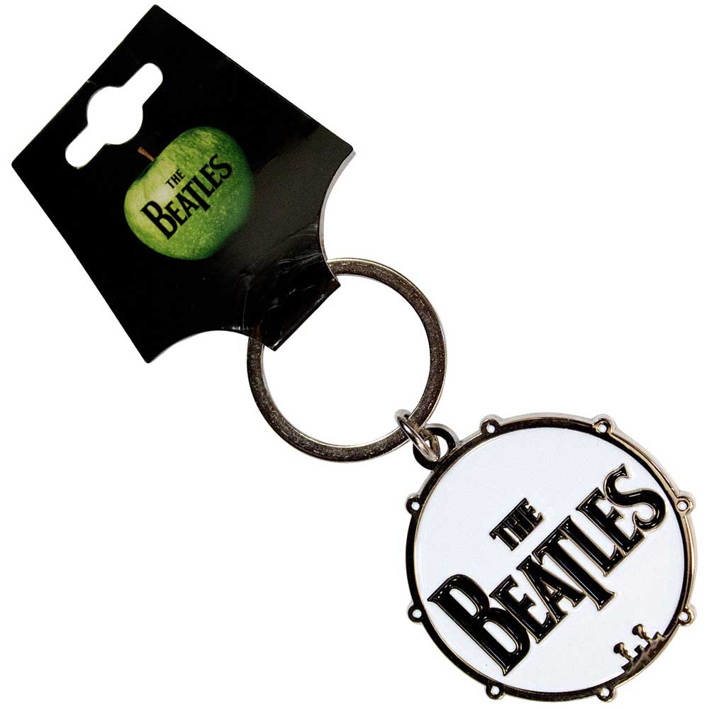 The Beatles Standard Keychains - Drum Logo