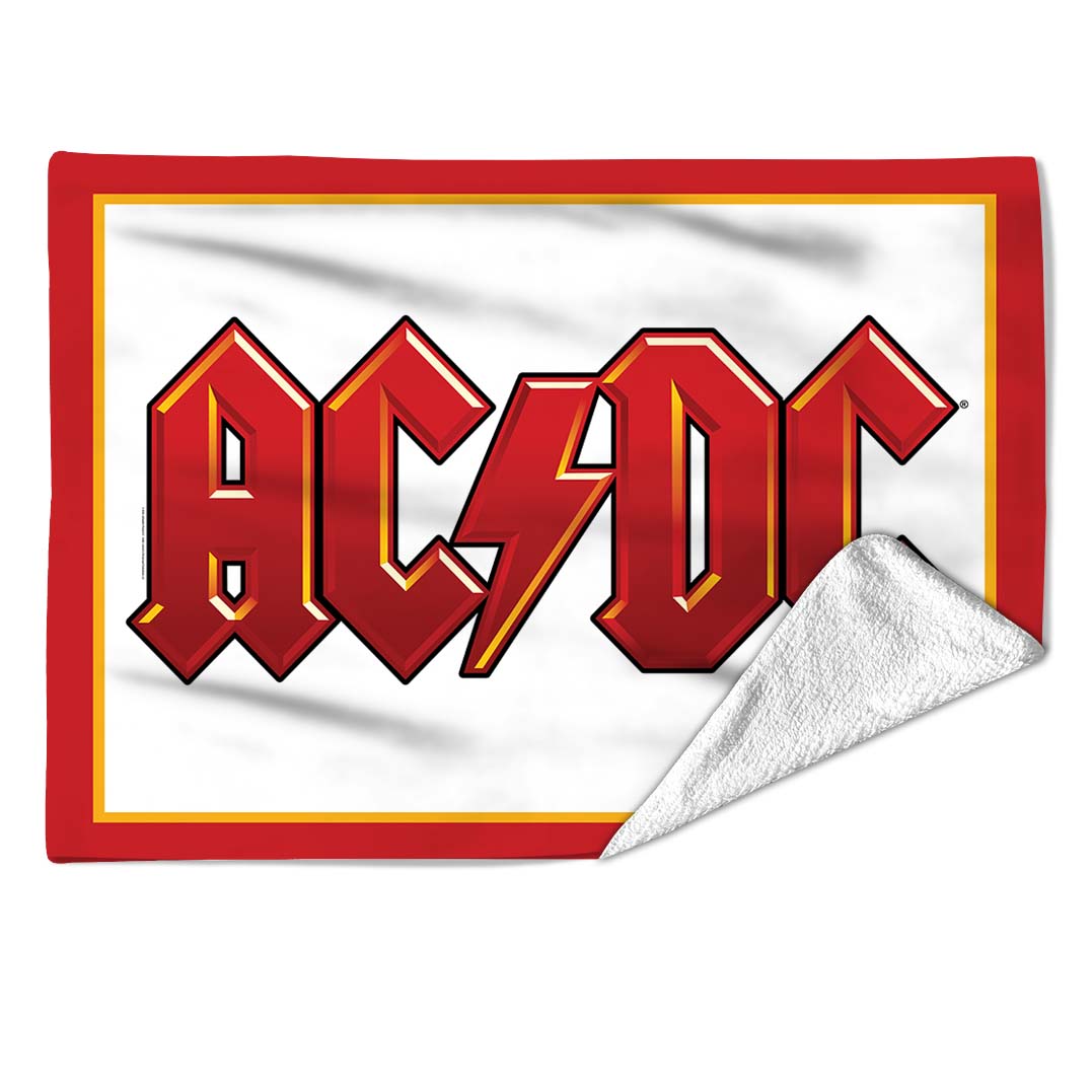 Rocksax AC/DC Blanket  -  Logo White