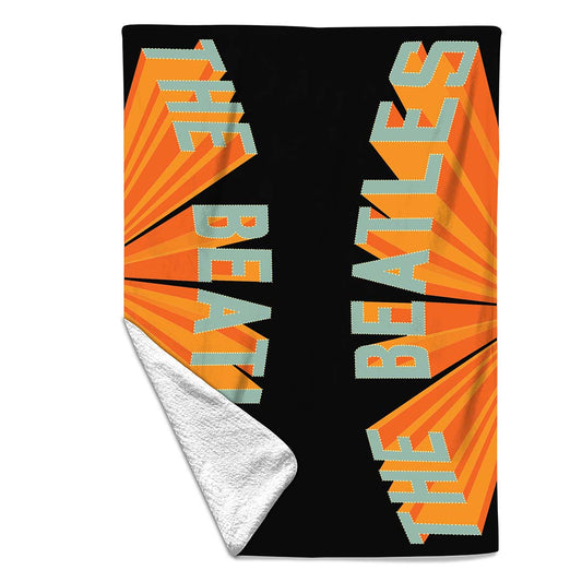 Rocksax The Beatles Blanket - 70's Logo  | Buy Now From £39.99
