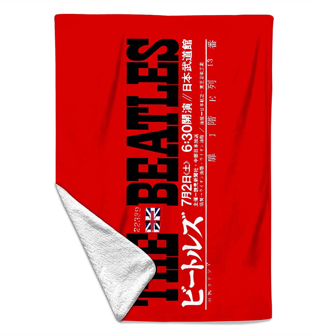 Rocksax The Beatles Blanket - Japan  | Buy Now From £39.99