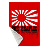 Rocksax The Beatles Blanket - Japan Flag  | Buy Now From £39.99