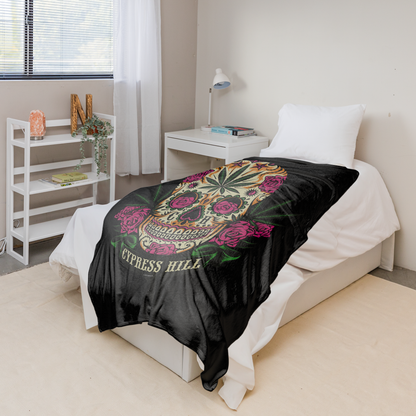 Rocksax Cypress Hill Sherpa Fleece Blanket - Tequila Sunrise