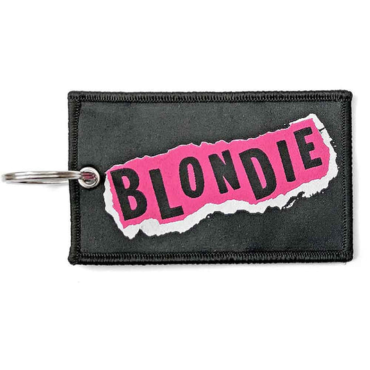 Blondie Metal Items Patch Keychains - Punk Logo