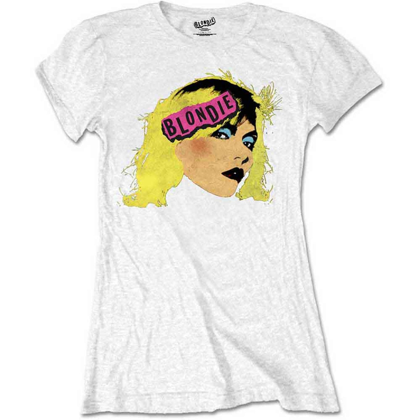 Blondie White Women's T Shirt - Packaged Punk Logo