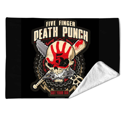 Rocksax Five Finger Death Punch Sherpa Fleece Blanket - Got Your Six