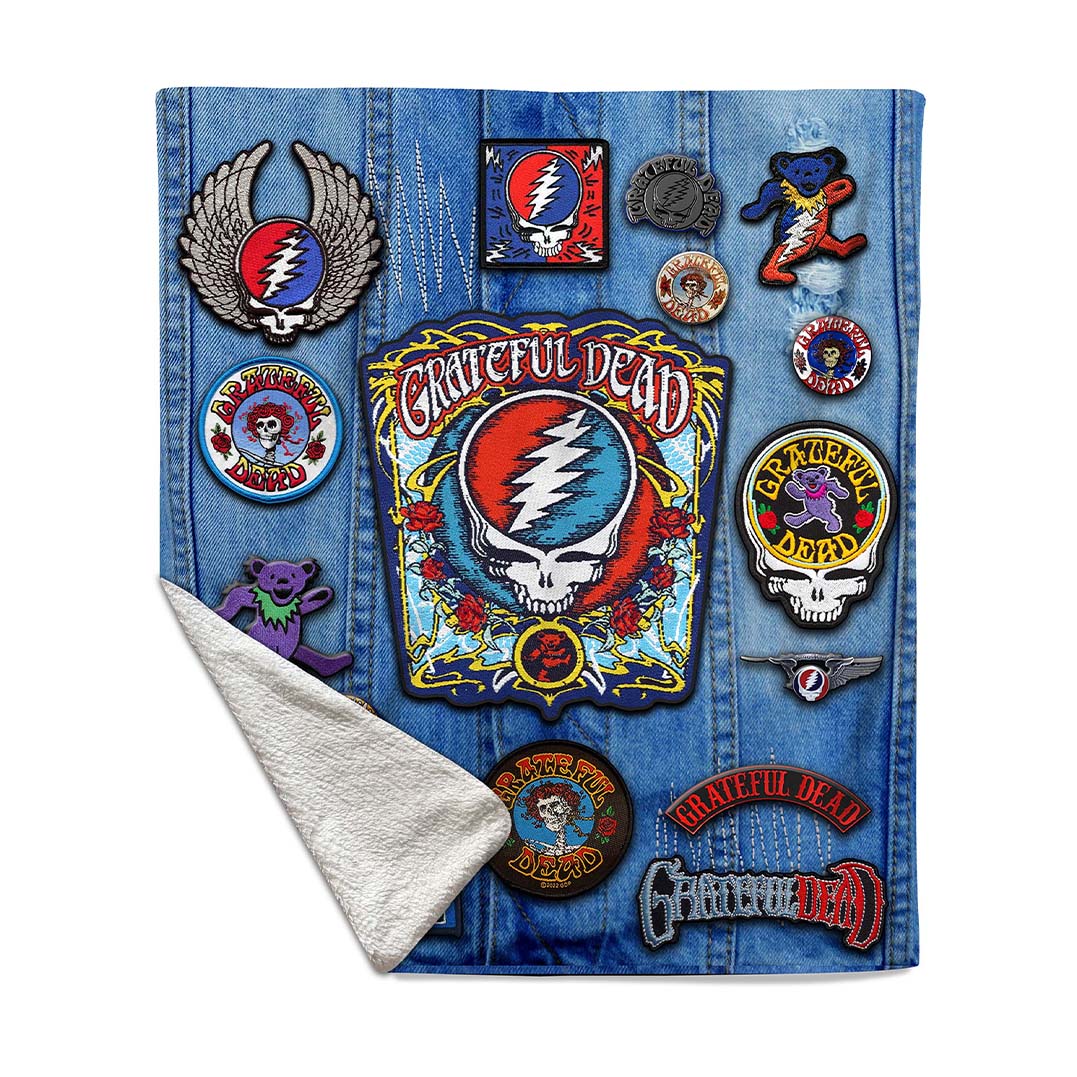 Rocksax Grateful Dead Blanket - Battle Vest  | Buy Now From £39.99