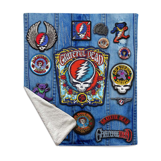 Rocksax Grateful Dead Blanket - Battle Vest  | Buy Now From £39.99