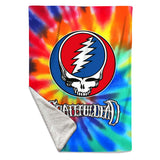 Rocksax Grateful Dead Blanket - Tie Dye  | Buy Now From £39.99