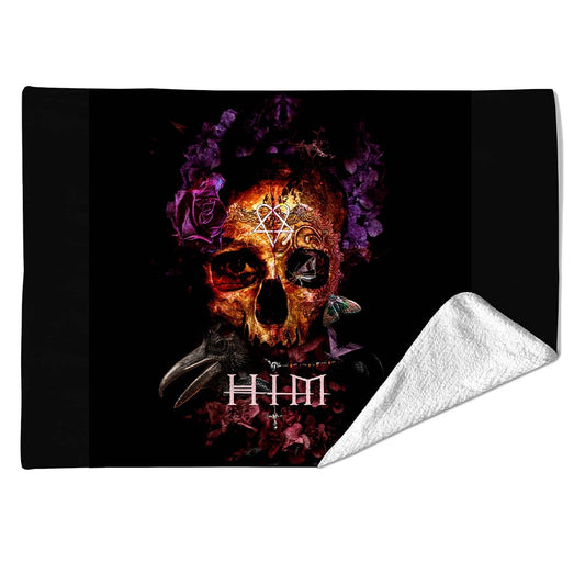 Rocksax HIM Sherpa Fleece Blanket - Corpus
