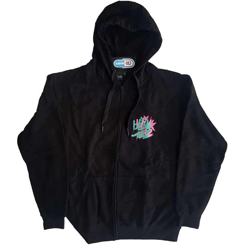 Blink-182 Zip Hoodie - Double Six Arrow Smile