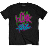 Blink-182 Black T Shirt - Neon Logo