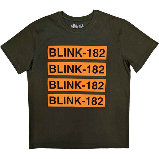 Blink-182 T Shirt - Logo Repeat
