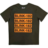 Blink-182 T Shirt - Logo Repeat
