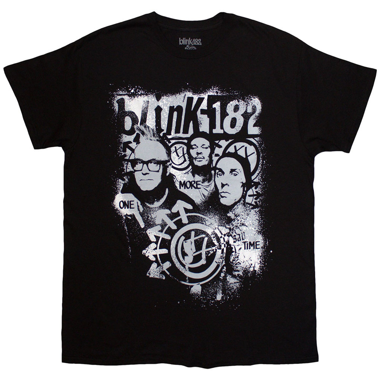 Blink-182 Black T Shirt - One More Time Spray Paint
