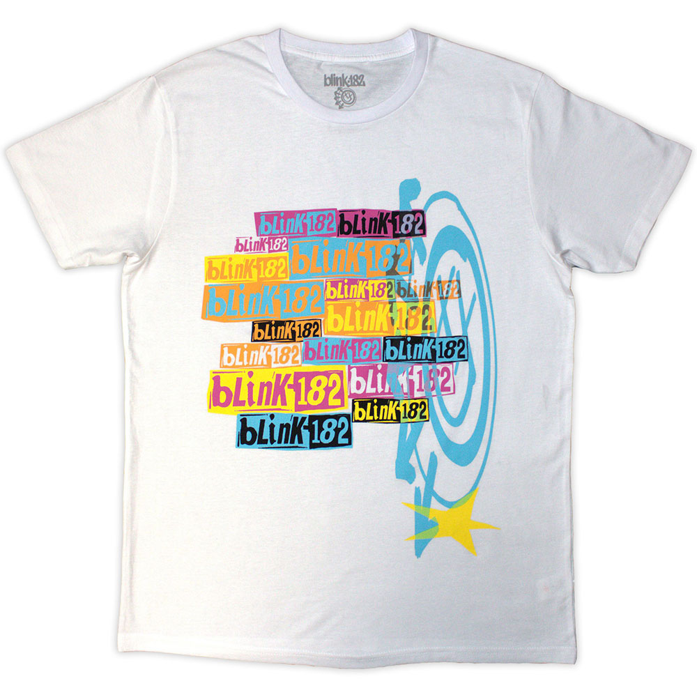 Blink-182 T Shirt - Multi Stacked Logo | Buy Now For 24.99