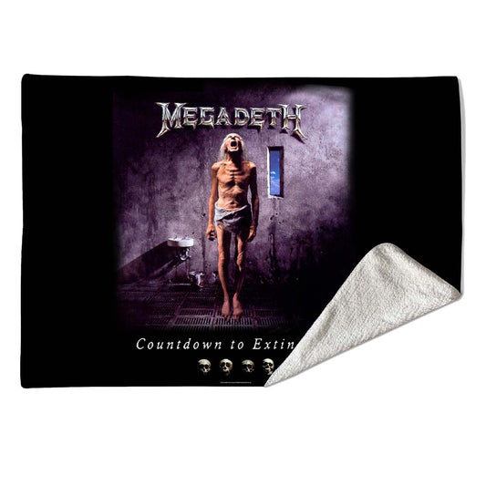 Rocksax Megadeth Sherpa Fleece Blanket - Countdown to Extinction