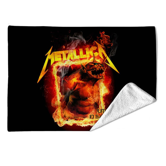 Rocksax Metallica Blanket - Jump In The Fire