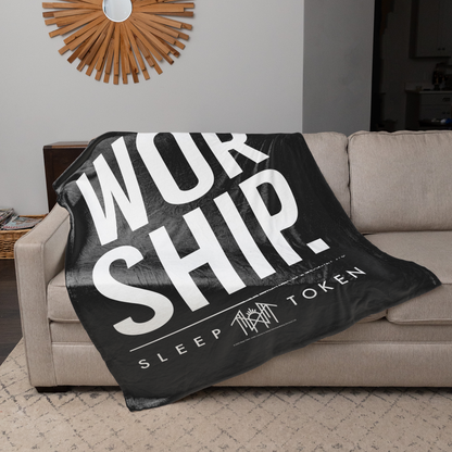 Rocksax Sleep Token  Blanket - Worship