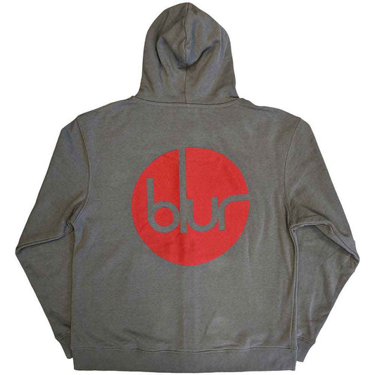 Blur Zip Hoodie - Circle Logo